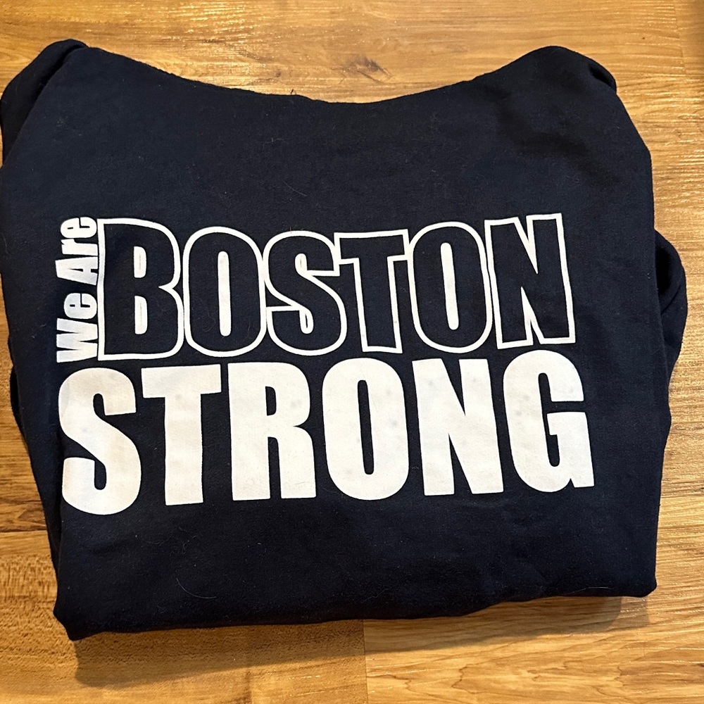 Navy 'We Are Boston Strong' Sweatshirt